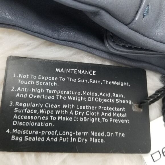 Grey/Blue Deyce Crossbody/ Clutch Bag - Picture 13 of 13